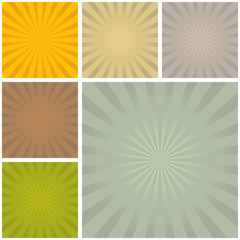 Sunburst abstract vector.