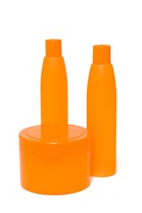 Orange bottles