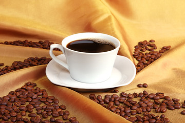 Coffee - cup and beans