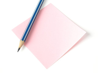 sticker with pencil