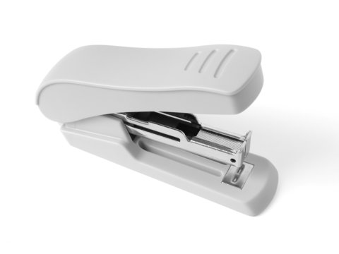 stapler in black and white