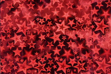 Fototapeta na wymiar red star pattern