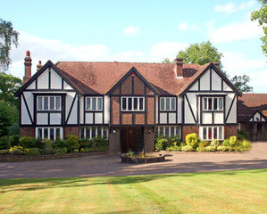 Fototapeta na wymiar Brytyjska Tudor Home