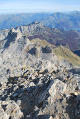 Vue plongeante du pic d'Anie