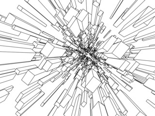 three-dimensional structure