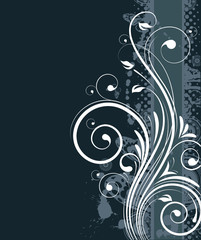 Floral abstract background.