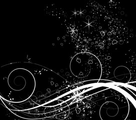 Floral abstract background.