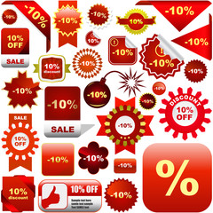 Sale signs for marketing