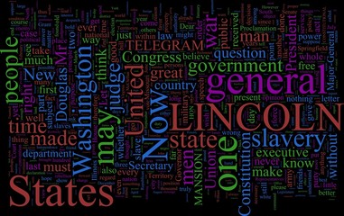 Word cloud - Lincoln
