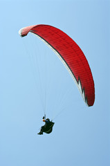 Parapendio rosso