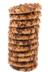 Chocolate Chip Cookies with a nut crumb.