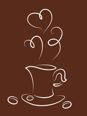 Vector illustration of cup
