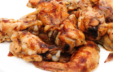 Grilled chicken winglets
