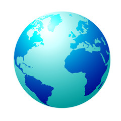 blue globe
