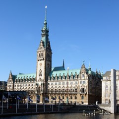 Fototapeta na wymiar Hamburg Town Hall