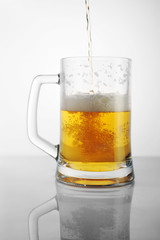 Beer in glass