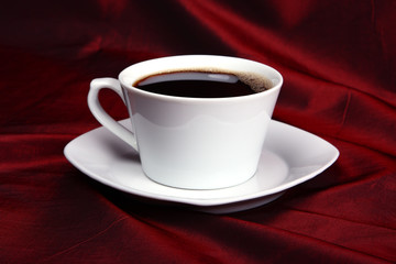 Fototapeta na wymiar Cup of black coffee