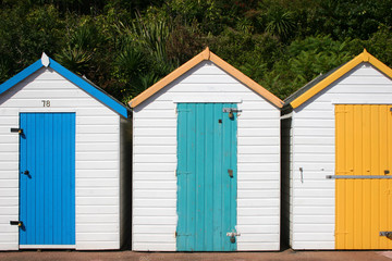 beach huts