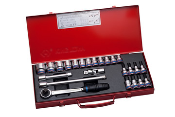 Set of metallic tools