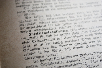 Infektionskrankheiten, Buch von 1903
