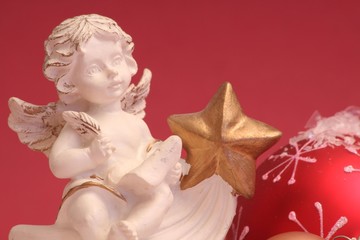 Weihnachtsengel mit Stern