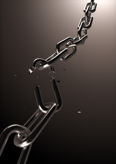 Failed Unity concept - broken chain link