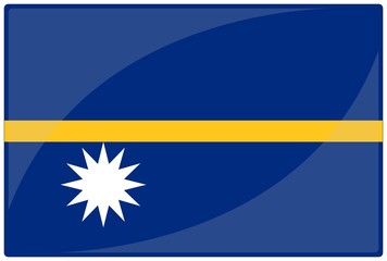 drapeau glassy nauru flag