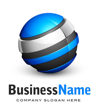 Business logo design 3D