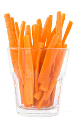 Karotten im Glas