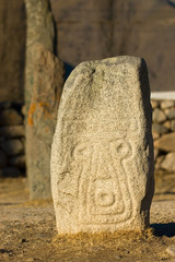 face engraved stone