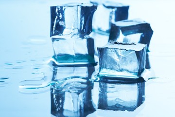 cubes of ice