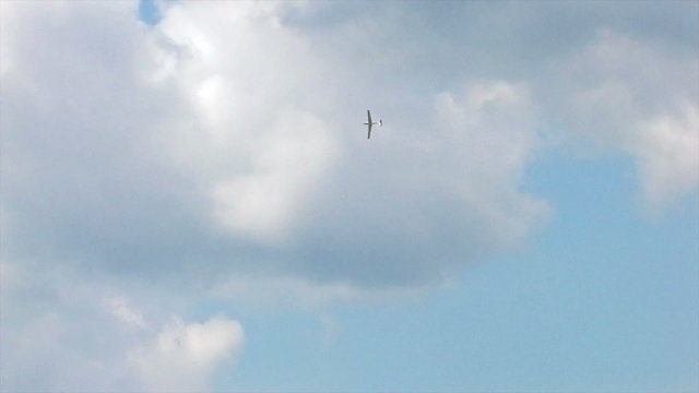 HD Plane flying in the blue sky
