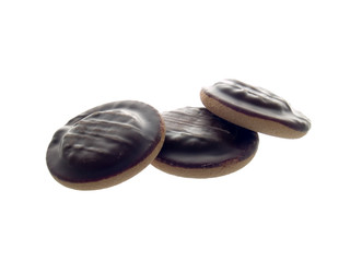 biscuit in chocolate