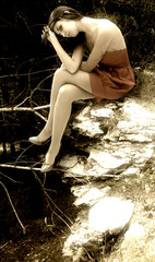 ragazza seduta © Danilo Palomba