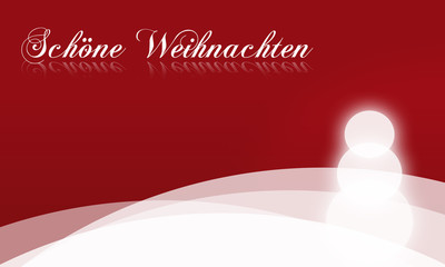 Schöne Weihnachten - Schneemann