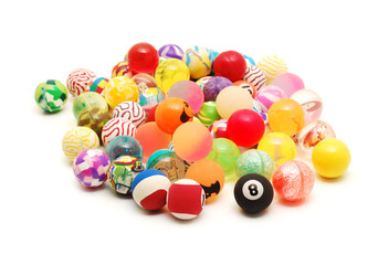 colored toy balls