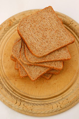 slices of brown bread