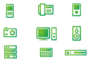 Icons of modern devices