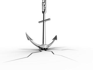Anchor stuck