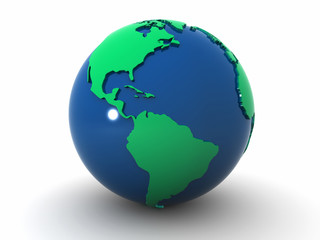 Earth globe