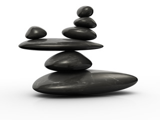 Stone in balance
