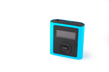 Obraz premium blue mp3 player