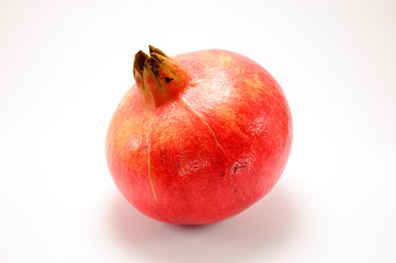 Pomegranate, isolated on white