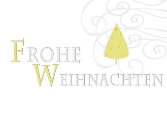 Moderne Weihnachtskarte