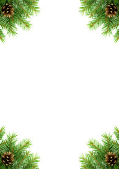 Fototapeta premium Christmas framework