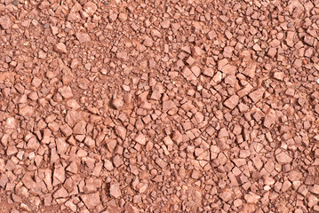 Red Rock Gravel Texture
