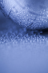 Globe and water background