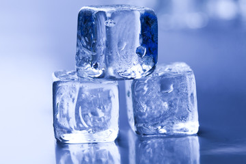 Crystals ice cubes