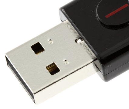 cl&eacute; usb fond blanc