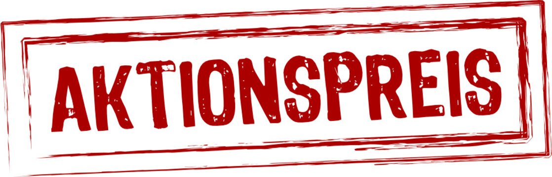 Aktion Aktionspreis Stempel